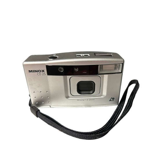 Minox CD 25 Silver APS Film Point & Shoot Camera works - Picture 1 of 4